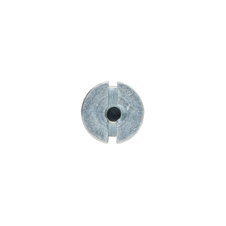 1 x Vis bois Tête fraisée Fendue Percée et taraudée 6X50 Acier zingué