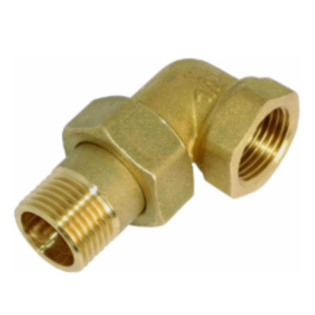 1 x Raccord union coudé joint torique 20x27 (3/4") Mâle/Femelle Laiton Figure 97