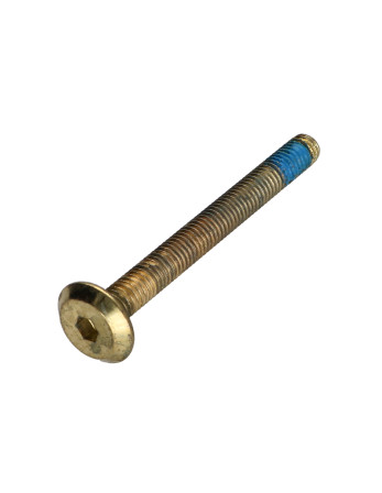 Vis métaux tête plate Clé de 4 HC4 M6X60 Frein filet Acier laitonne