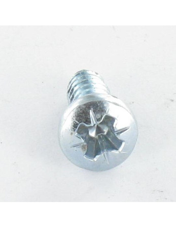 Vis pvc tête cylindrique bombée large Pozi Cranté 4.3X12 Autoperceuse Filet 30 Acier zingué
