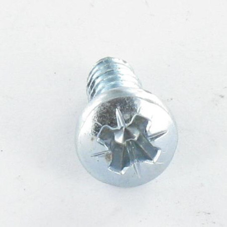 1 x Vis pvc tête cylindrique bombée large Pozi Cranté 4.3X12 Autoperceuse Filet 30 Acier zingué