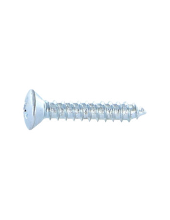 Vis tôle Tête fraisée bombée TFB Phillips n° 2 3.9X16 Acier zingué