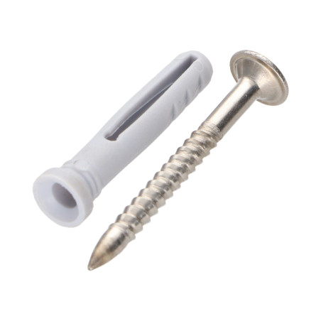 1 x Cheville à frapper Tête cylindrique TC 5X30 Vis Inox 3X35