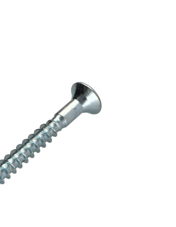 VBA Vis bois agglo Tête fraisée Pozi N°2 4.5X30 Percée Acier zingué