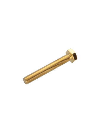 Vis métaux Laiton Tête hexagonale TH M8X80