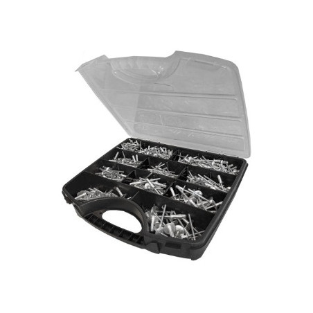 1 x Assortiment de 500 Rivet aveugle multiserrage GOMULTI Aluminium Tige acier DEGOMETAL