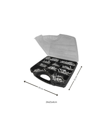 Assortiment de 500 Rivet aveugle multiserrage GOMULTI Aluminium Tige acier DEGOMETAL