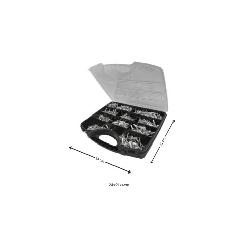 1 x Assortiment de 500 Rivet aveugle multiserrage GOMULTI Aluminium Tige acier DEGOMETAL