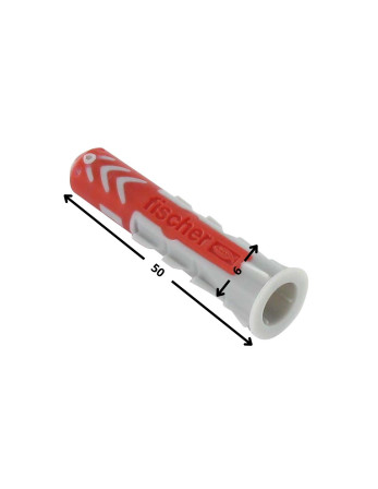 Cheville Nylon DUOPOWER Fischer 6X50 Sans Vis