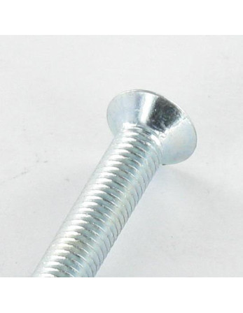 Vis métaux Tête fraisée Pozi N°2 M4X25 Acier zingué