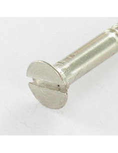 Vis bois Tête fraisée Fendue 5X35 Acier chrome 2