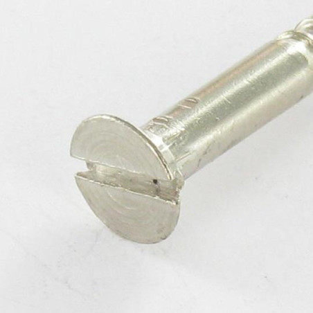 1 x Vis bois Tête fraisée Fendue 5X35 Acier chrome