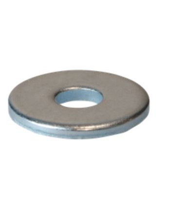 Rondelle pour constructions Bois Intérieur Rond 6.6X22X2 Acier zingué