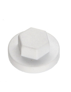 Capuchon Tête hexagonale TH Polyéthylène RAL9010 blanc...