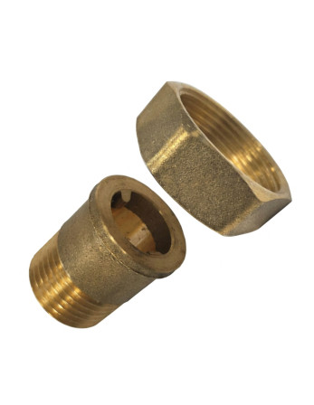 Raccord union plat Mâle/Femelle 26x34 (1") X 33x42 (1"1/4) Laiton