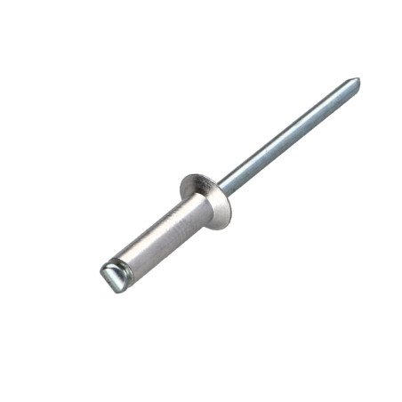 1 x Rivet aveugle Aluminium Tige acier 4.8X30 Epaisseur de serrage 20 à 25 Tête fraisée ALX