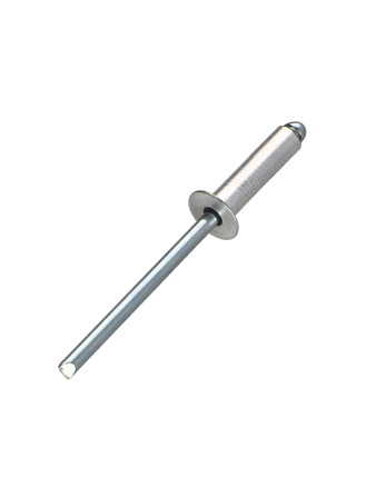 Rivet aveugle Aluminium Tige acier 4.8X30 Epaisseur de serrage 20 à 25 Tête fraisée ALX