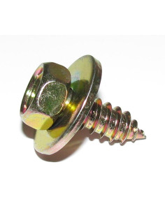 Vis tôle Tête hexagonale TH 6.3X16 + Rondelle Bichromaté
