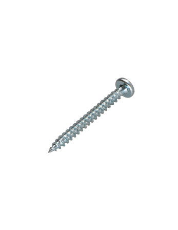 VBA Vis bois agglo Tête ronde TR Pozi N°2 4.5X35 Acier zingué