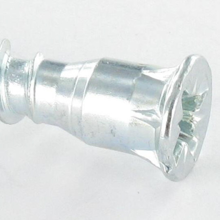 1 x Vis d'assemblage confirmat Tête fraisée Pozi N°3 7X50 Cranté Acier zingué à