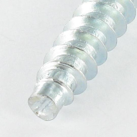 1 x Vis d'assemblage confirmat Tête fraisée Pozi N°3 7X50 Cranté Acier zingué à