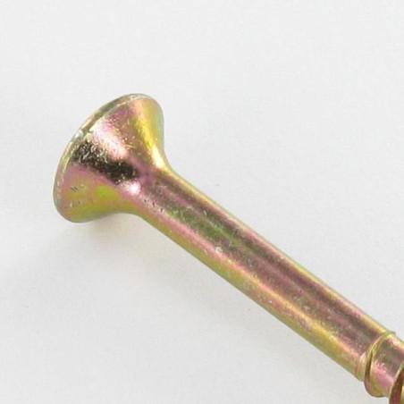 1 x Vis Spax Tête fraisée Pozi N°2 4.5X35 Filetée sur 24 Filetage partiel Bichromaté