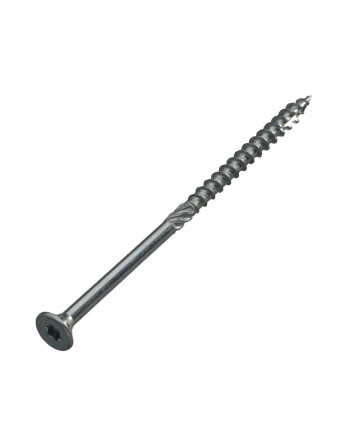VBA Vis bois agglo Tête fraisée TORX T30 6X100 Filetée sur 60 Acier zingué