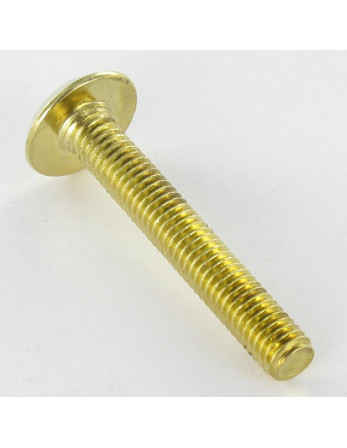 Vis métaux tête plate Clé de 4 HC4 M6X60 Acier laitonne