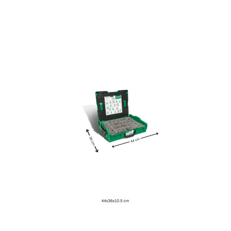 1 x Assortiment de 1070 Spax Tête fraisée T-STAR PLUS Inox A2