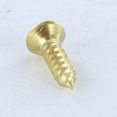 1 x Vis tôle Tête fraisée bombée TFB Pozi 3.5X9.5 Acier laitonne