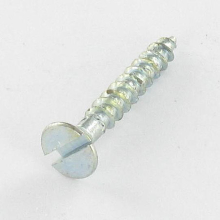 1 x VBA Vis bois agglo Tête fraisée Fendue 4X17 Acier brut