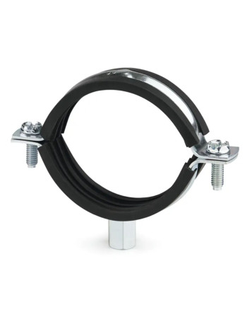 Collier isophonique renforcé M8-M10 Diamètre 26 à 30 Acier zingué