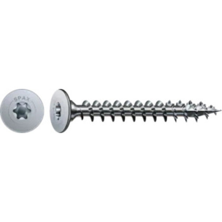 1 x Spax Vis bois Tête plate 4X16 Filetage total TORX T20 4CUT WIROX