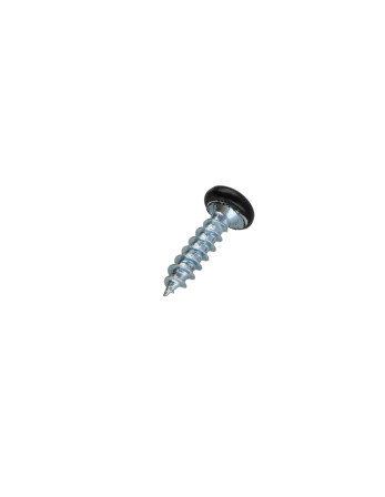VBA Vis bois agglo Tête ronde TR Pozi N°2 3.5X15 Acier zingué Laqué noir RAL9005 noir foncé