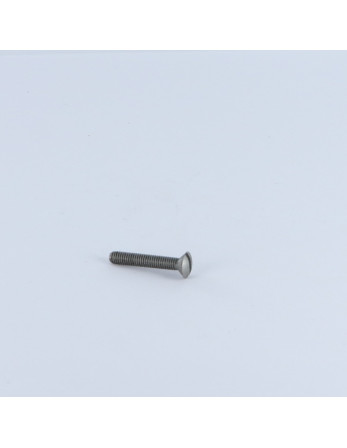 Vis métaux Tête fraisée bombée TFB Fendue M3X60 Acier brut microvis