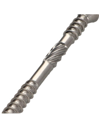 VBA Vis bois agglo Tête fraisée Pozi N°2 5X50 Filetage partiel Acier zingué GLEITMO 627