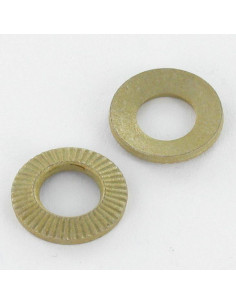 Rondelles contact M6X12X1.2 Bichromaté Série Z (Etroite)