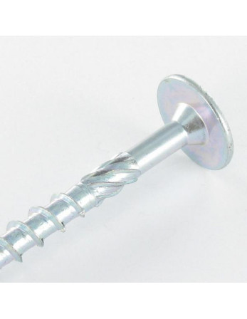VBA Vis bois agglo Tête disque TORX T40 10X100 Acier zingué