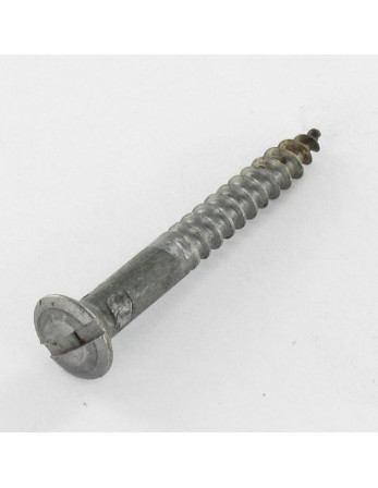Vis bois Tête fraisée bombée TFB Fendue 4X40 Acier brut