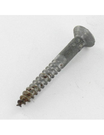 Vis bois Tête fraisée bombée TFB Fendue 4X40 Acier brut