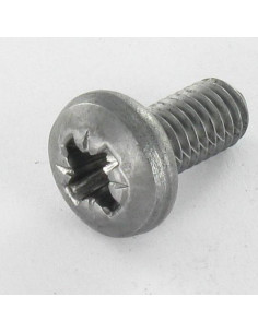 Vis métaux tête cylindrique bombée large Pozi N°3 M6X12...