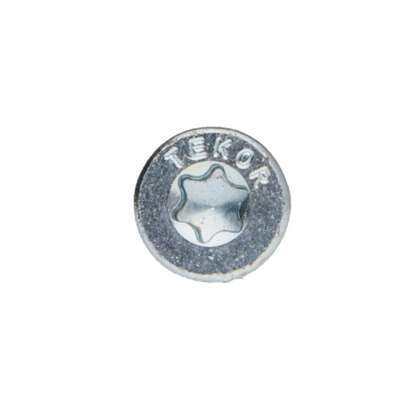 1 x Vis bois TEKOR Tête fraisée Cranté 6X180 Filetée sur 70 TORX T30 Acier zingué Pointe antifendage type 17