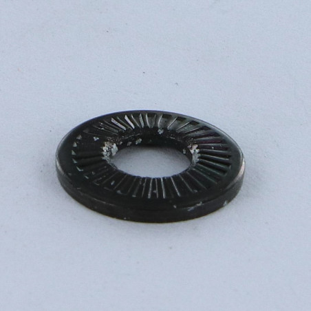 1 x Rondelles contact M4X10X0.9 Acier zingué noir Série M (Moyenne)