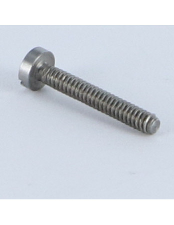 Vis métaux Tête cylindrique TC Fendue M1.6X14 Acier brut microvis