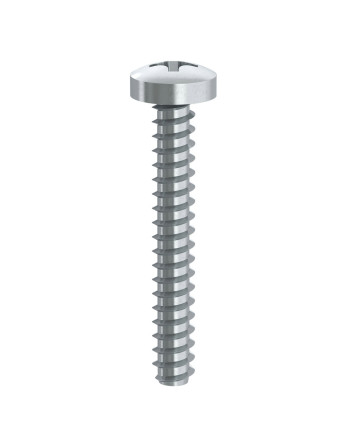 Vis tôle Tête cylindrique TC Phillips n° 2 Sans pointe 3.9X16 Acier zingué