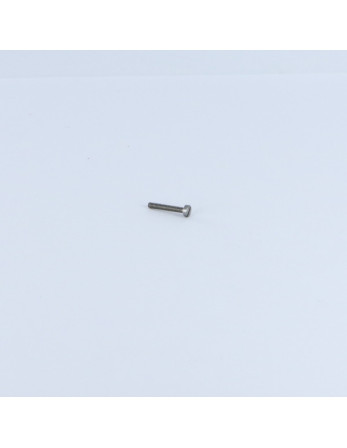 Vis métaux Tête cylindrique TC Fendue M1.6X6 Acier brut microvis