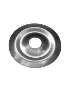 Rosace plate 32 Acier zingué