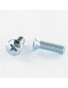 Vis métaux Tête fraisée bombée TFB Phillips M5X25 Acier...