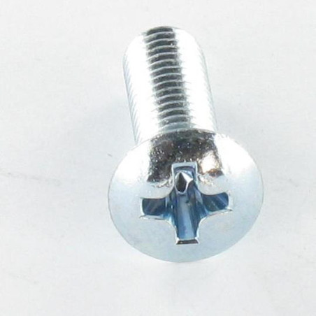 1 x Vis métaux Tête fraisée bombée TFB Phillips M5X25 Acier zingué