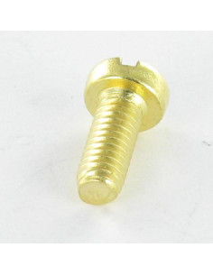Vis métaux Laiton Tête cylindrique TC Fendue M6X25 2